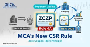 Zero Coupon Zero Principal Instrument for CSR Funding | MCA 2026 Rules