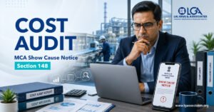 Cost Audit MCA Show Cause Notice under Section 148 for manufacturing and regulated-sector companies